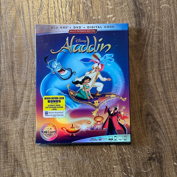Disney Other - Disney Aladdin Blu-ray/DVD - unopened.